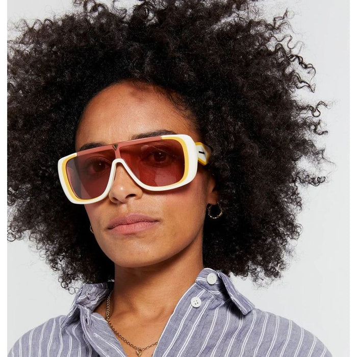 Hexed, Ivory/Pink Tinted Lenses