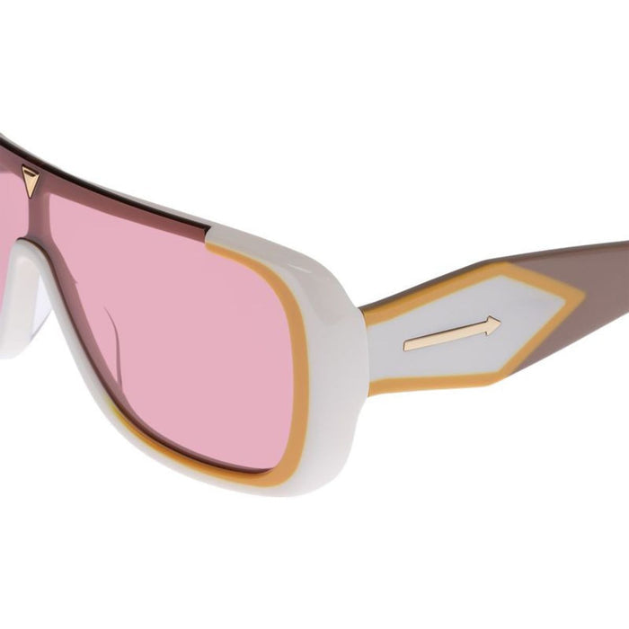 Hexed, Ivory/Pink Tinted Lenses