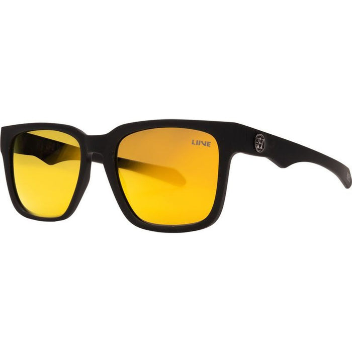 Hi Seas, Matte Black/Orange Mirror Polarised Lenses