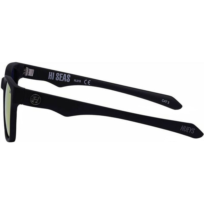 Hi Seas, Matte Black/Orange Mirror Polarised Lenses