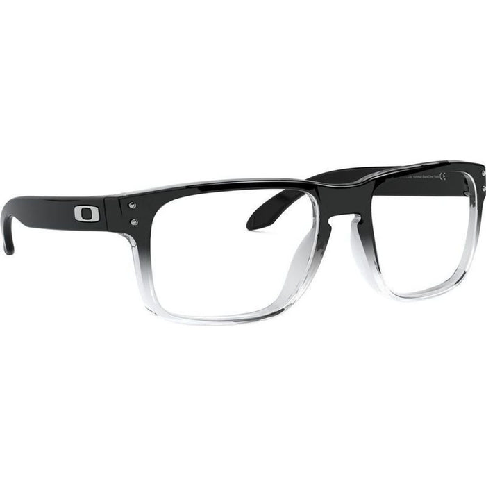 Holbrook OX8156, Polished Black Clear Fade/Clear Lenses 56 Eye Size