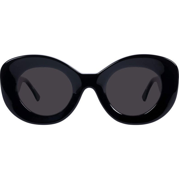 Hollywood, Gloss Black with Gold Metal/Black Lenses