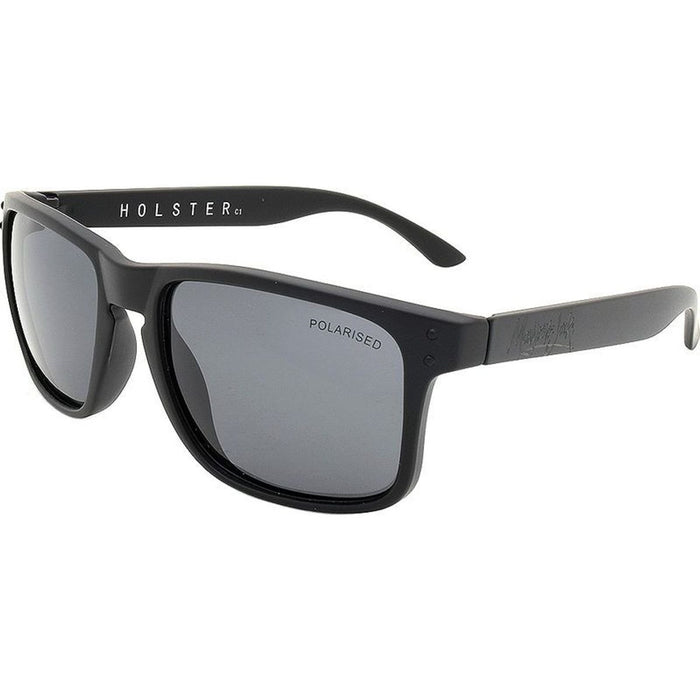 Holster, Matte Black/Smoke Polarised Lenses