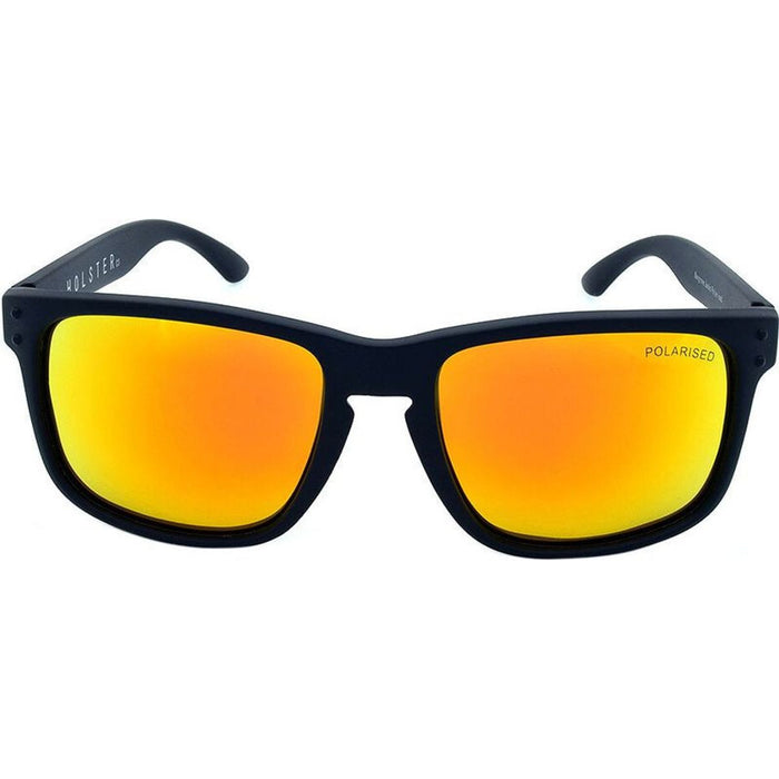 Holster, Matte Black/Red Mirror Polarised Lenses