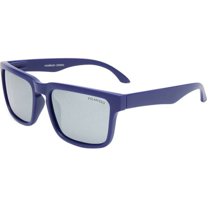 Homebush, Matte Navy/Silver Mirror Polarised Lenses