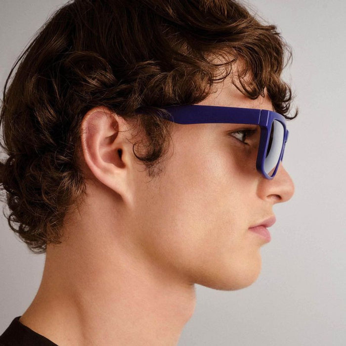 Homebush, Matte Navy/Silver Mirror Polarised Lenses