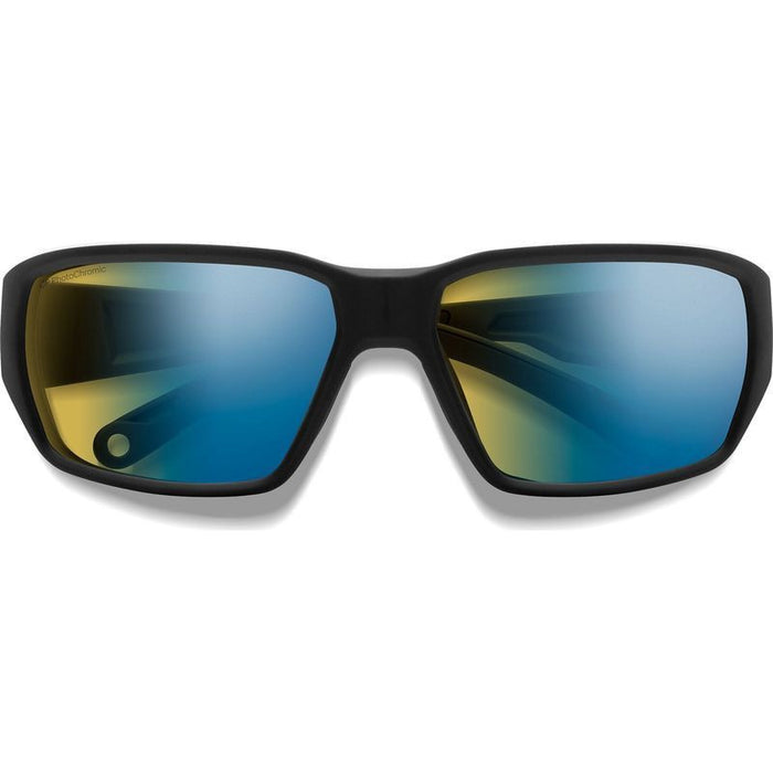 Hookset, Matte Black/Chromapop Yellow Blue Mirror Glass Polarchromic Lenses