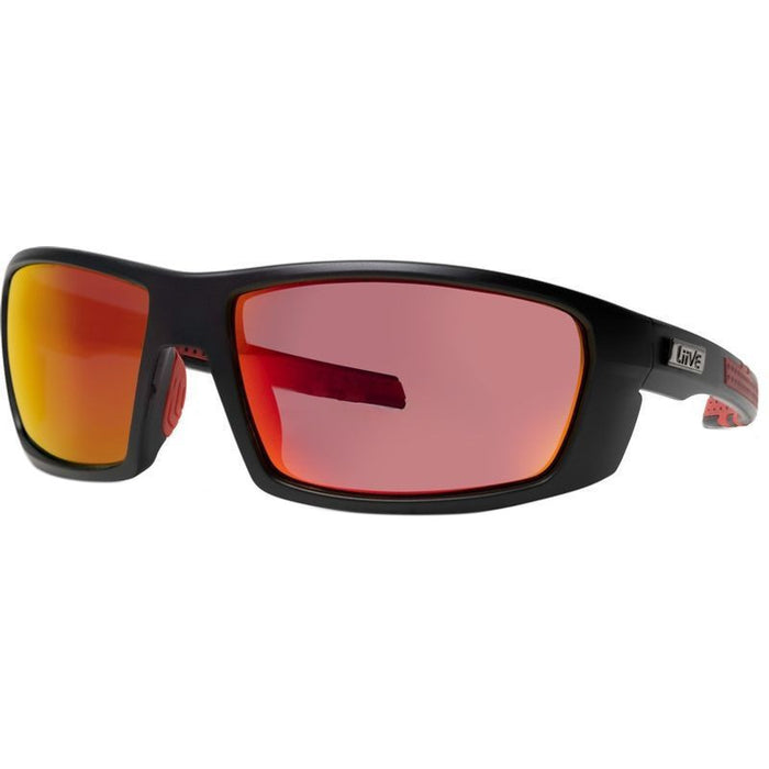 Hunter Safety, Matte Black/Orange Mirror Lenses
