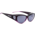 Ikara, Plum Gradient/Grey Polarised Lenses