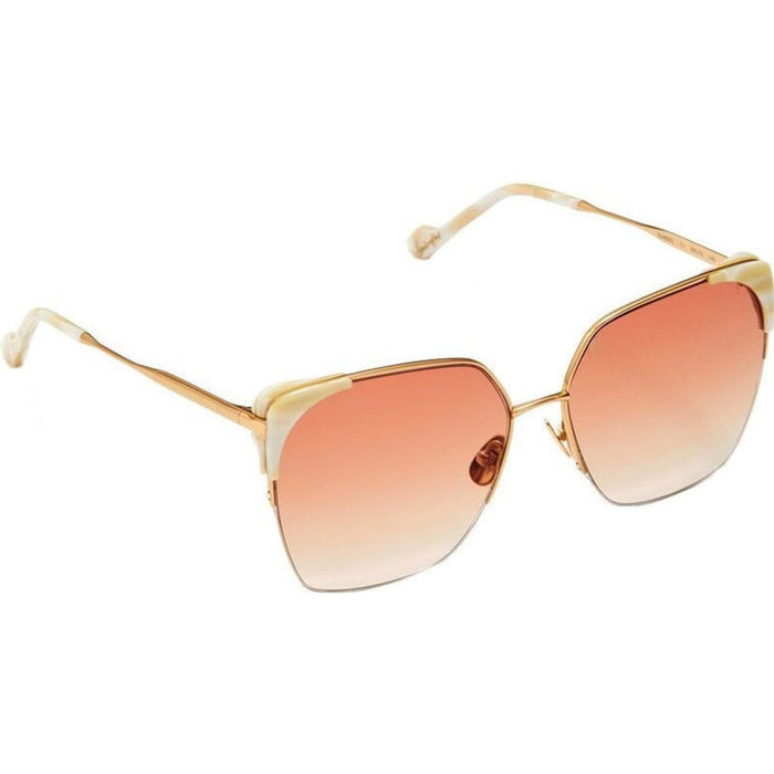 Iris, Mother of Pearl/Peach Gradient Lenses