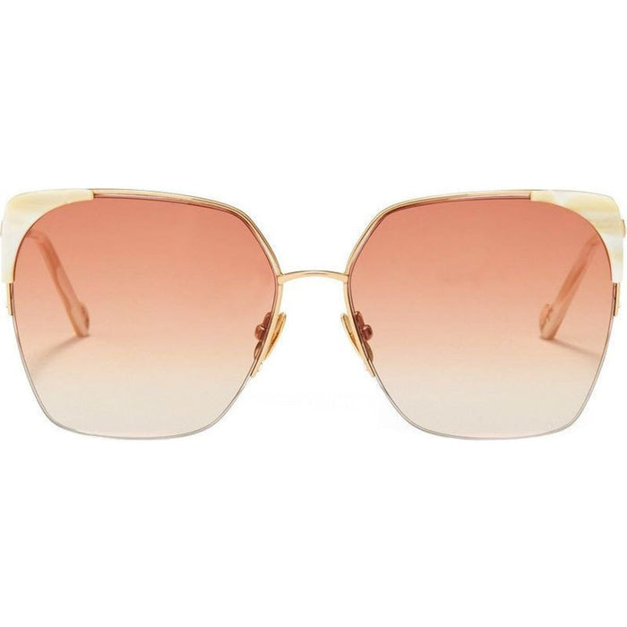 Iris, Mother of Pearl/Peach Gradient Lenses