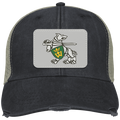 Iron Wolf Mindaugas - Distressed Ollie Cap - Rectangle Patch - Lithuania Strong