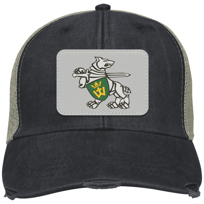 Iron Wolf Mindaugas - Distressed Ollie Cap - Rectangle Patch - Lithuania Strong