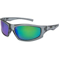 Jagger, Crystal Grey/Green Mirror Polarised Lenses