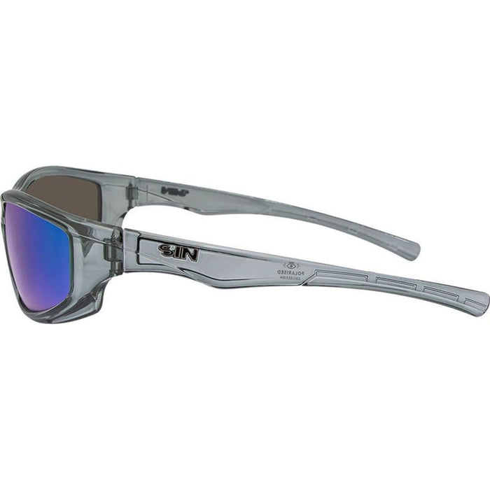 Jagger, Crystal Grey/Green Mirror Polarised Lenses