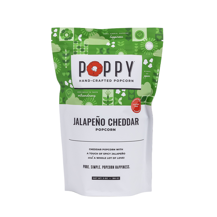 Poppy Hand-crafted Popcorn - Jalapeño Cheddar