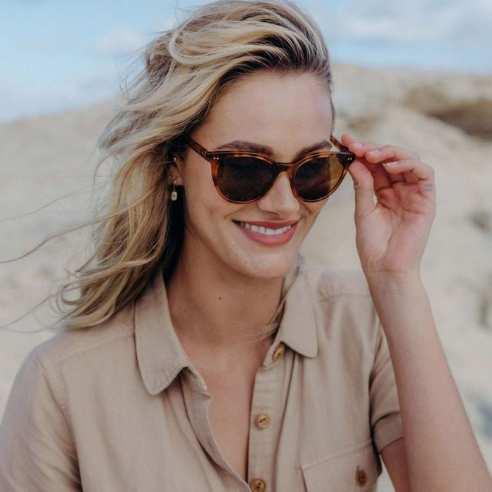 Jazmine, Eco Havana Sun/Brown Glass Polarised Lenses