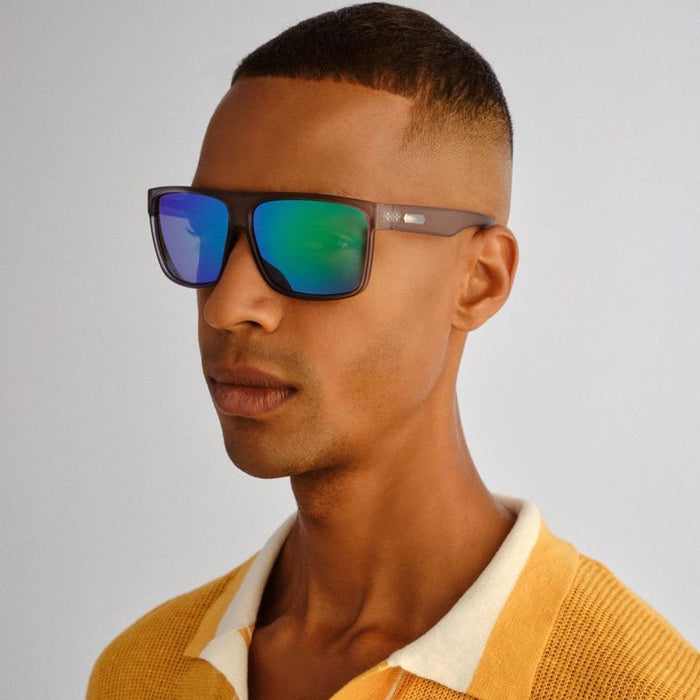 Junee, Grey/Blue Green Mirror Polarised Lenses