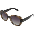 Kamilla, Grey Geo Stripe/Smoke Polarised Lenses