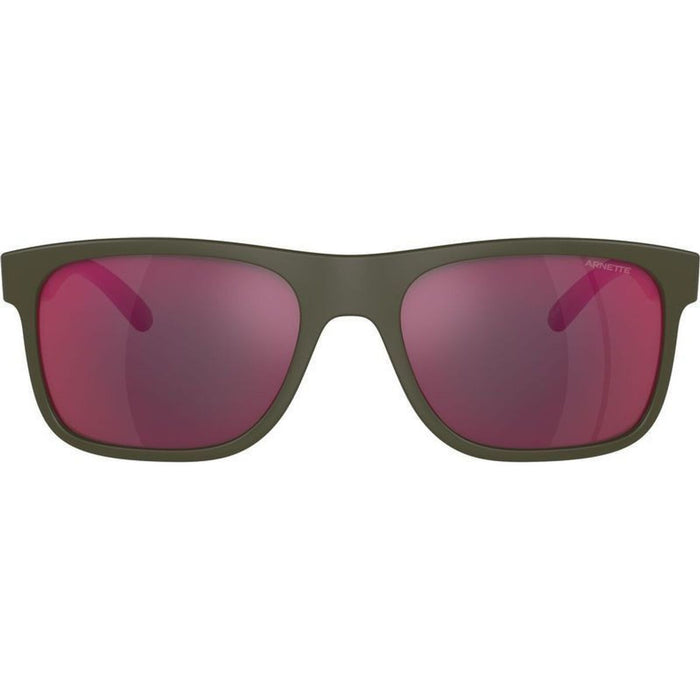 Khim AN4341, Shiny Matte Military/Orange Yellow Mirror Lenses