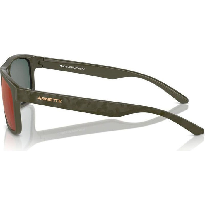 Khim AN4341, Shiny Matte Military/Orange Yellow Mirror Lenses