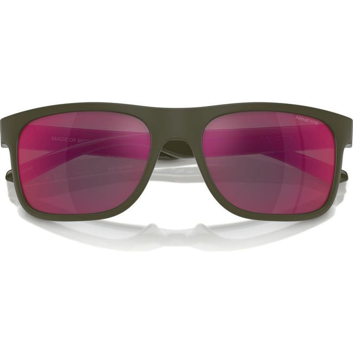 Khim AN4341, Shiny Matte Military/Orange Yellow Mirror Lenses
