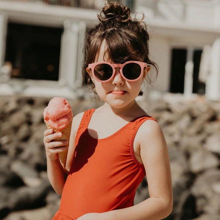 Kids Eco, Coral Pink/Smoke Lenses