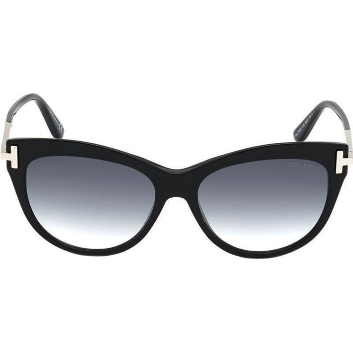 Kira FT0821, Shiny Black/Smoke Gradient Lenses