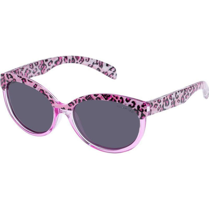 Kitty - Kids, Hot Pink Leopard/Smoke Polarised Lenses