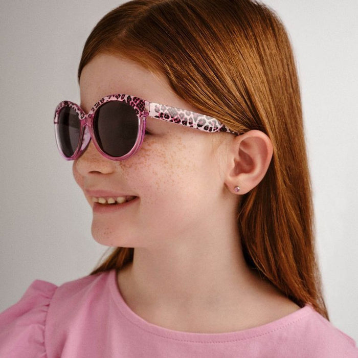 Kitty - Kids, Hot Pink Leopard/Smoke Polarised Lenses