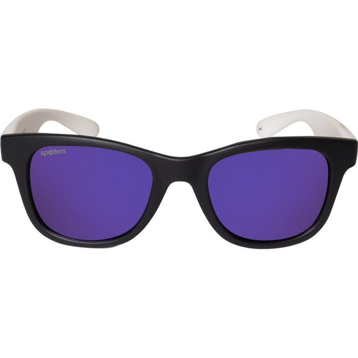 Koala Kids, Matte Black and White/Purple Mirror Polarised Lenses