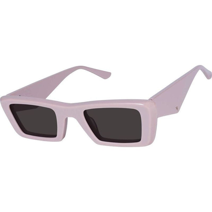La Hara, Blush with Rose Gold Metal/Black Lenses