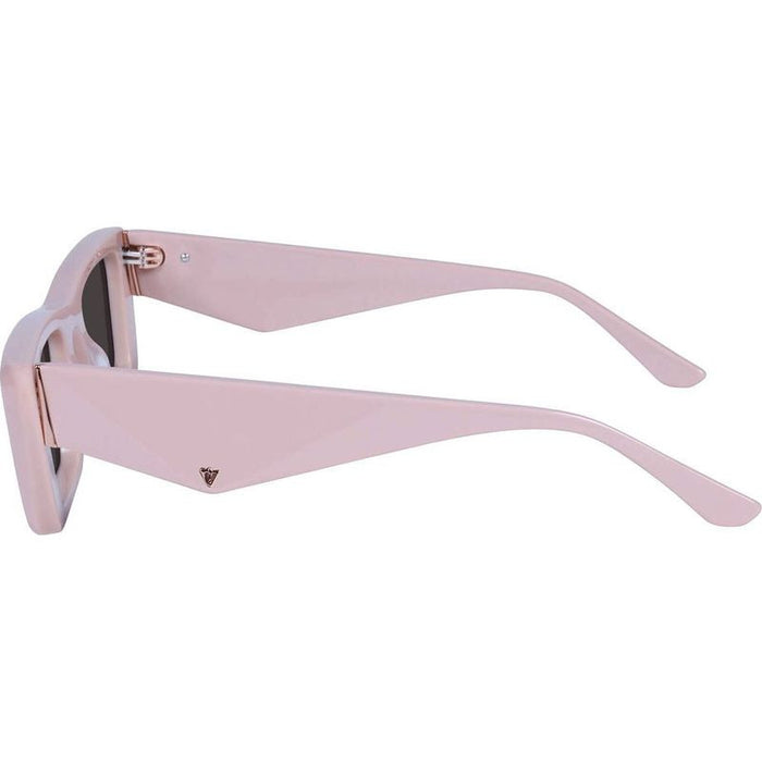 La Hara, Blush with Rose Gold Metal/Black Lenses
