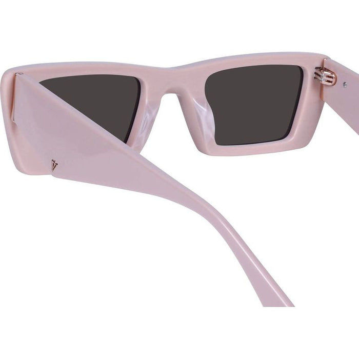 La Hara, Blush with Rose Gold Metal/Black Lenses