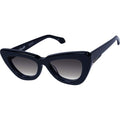 Lafayette, Gloss Black with Gold Metal/Black Gradient Lenses