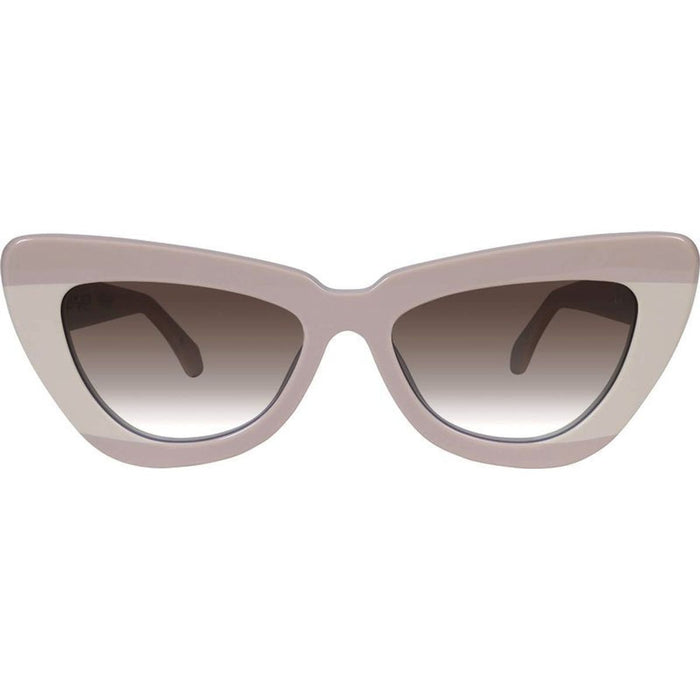Lafayette, Light Tan Biege Splice with Rose Gold Metal/Brown Gradient Lenses