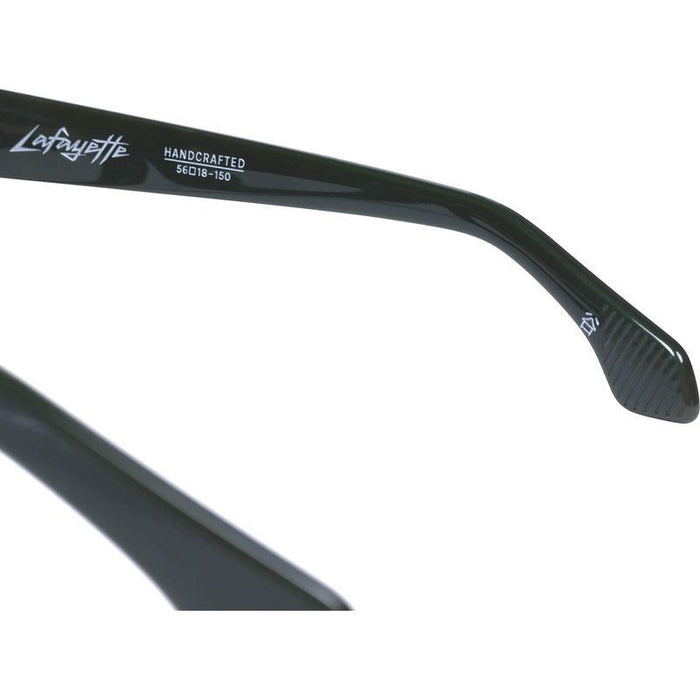Lafayette, Army Green Clear Tort Splice with Gold Metal/Brown Gradient Lenses