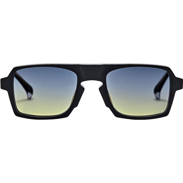 Lason Large, Black/Malibu Blue Gradient Lenses
