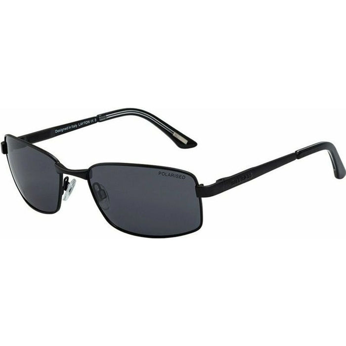 Layton, Satin Black/Grey Polarised Lenses