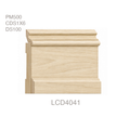 LCD - PM500, CDS1x6, DS100, 7 3/4"h x 1 1/4"d LCD Base Mouldings White River Hardwoods Poplar