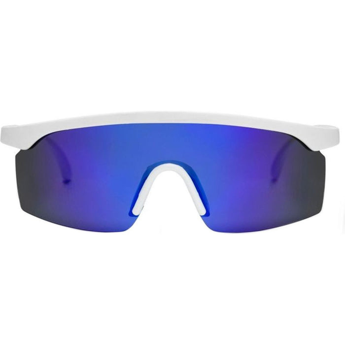 Lelle, White/Blue Mirror Polarised Lenses