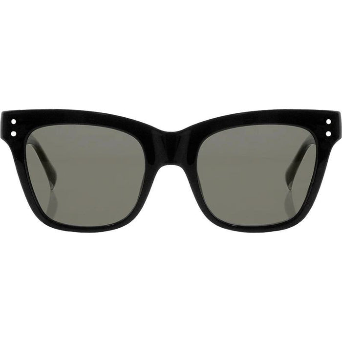Leopold, Gloss Black and Muted Tort/Grey Lenses