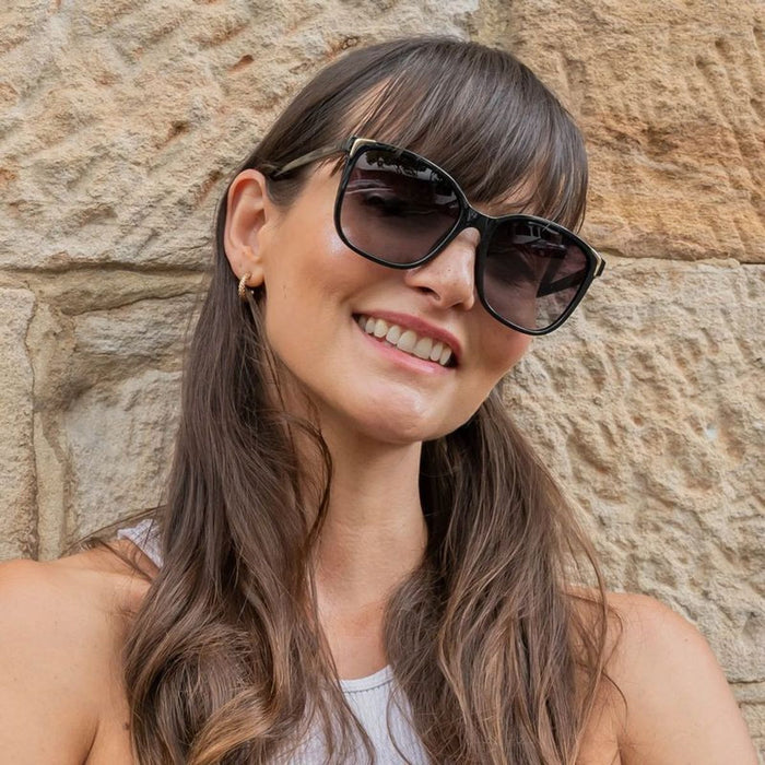 Leticia II, Black/Smoke Polarised Lenses