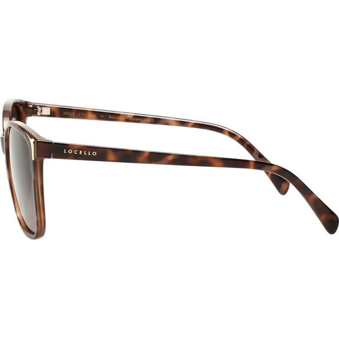 Leticia II, Tortoiseshell/Brown Polarised Lenses