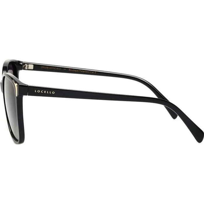 Leticia II, Black/Smoke Polarised Lenses