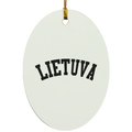 Lietuva - MDF Oval Ornament