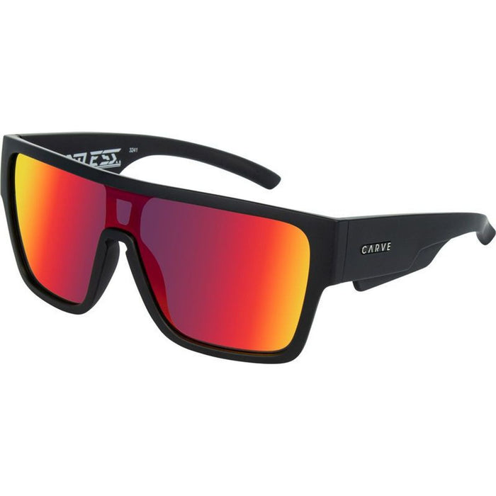 Limitless, Matte Black/Red Mirror Lenses