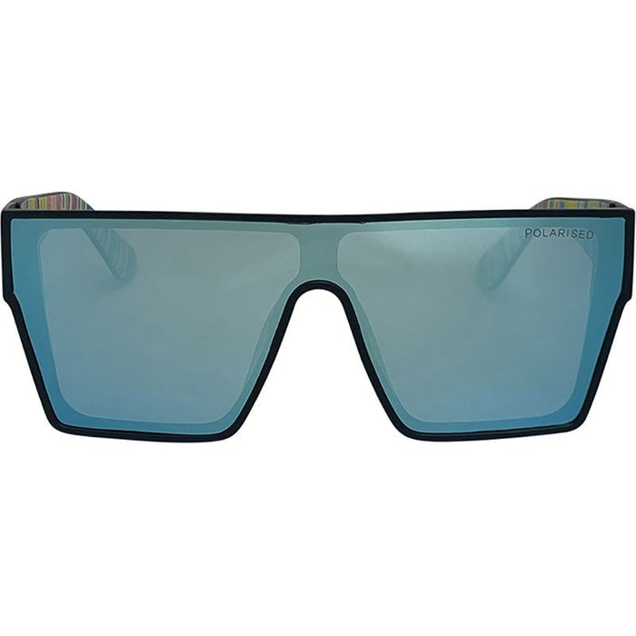 Live and Let Live, Matte Black/Ice Blue Mirror Polarised Lenses