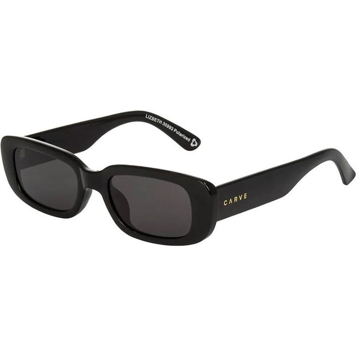Lizbeth, Recycled Gloss Black/Grey Polarised Lenses