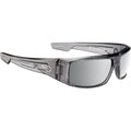 Logan, Clear Smoke/Happy Grey Green Silver Mirror Lenses